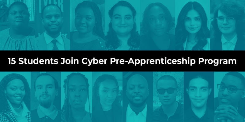 15 students join cyber pre-apprenticeship program