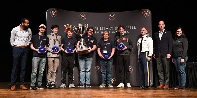 UVA winning team in four-year-college division at Cyber Fusion 2023