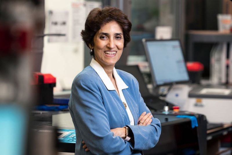 Environmental portrait of Gisele Stolz of George Mason University