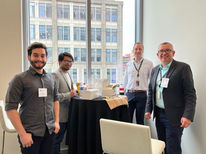 CCI researchers take a break during Securing NextG Workshop