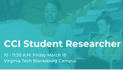 CCI Student Researcher Showcase 