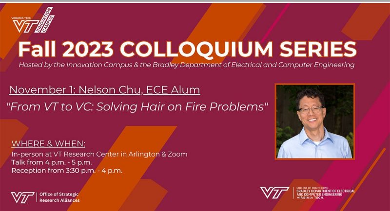 Fall 2023 Colloquium Series Nov. 1, 2023, 4-5 p.m. Nelson Chu on solving VC problems