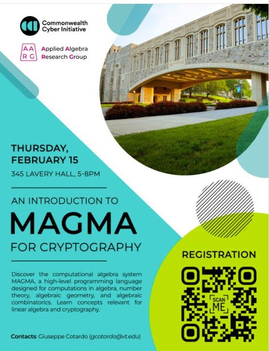 magma for cryptography