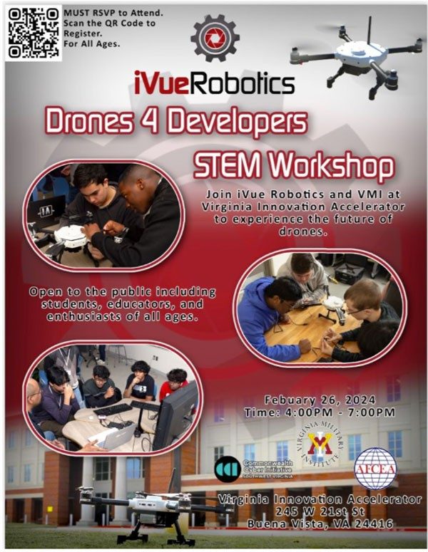 Drones 4 Developers STEM Workshop graphic