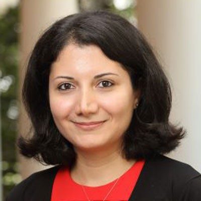 Stephanie J. Blackmon Portrait of Homa Allemzadeh of UVA
