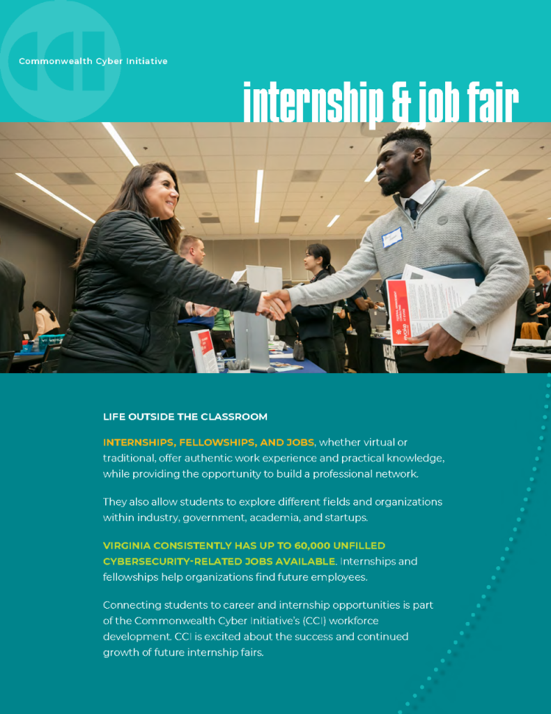 Internship & Job Fair 2023 at a Glance Commonwealth Cyber Initiative(02)