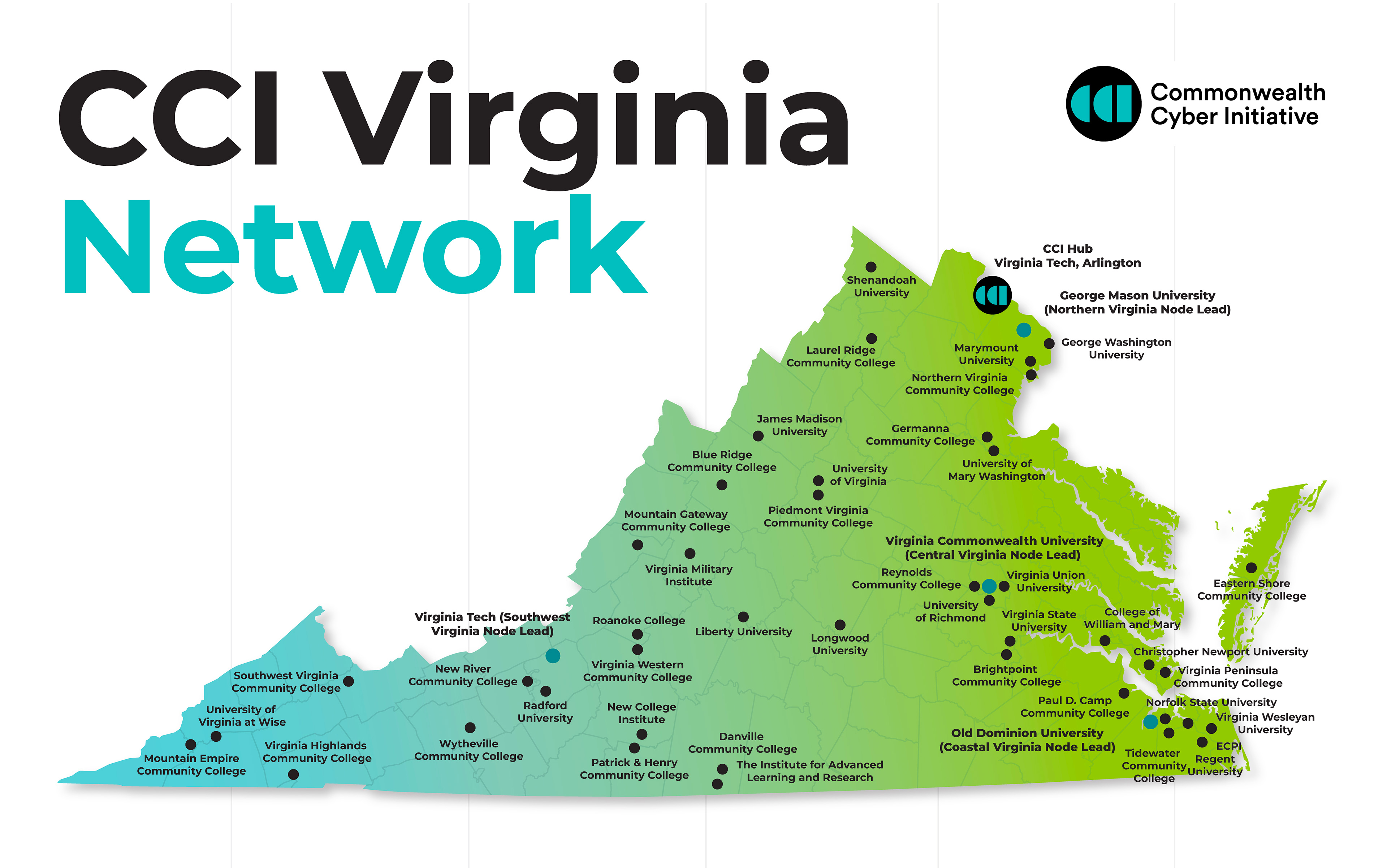 CCI Virginia Network Map