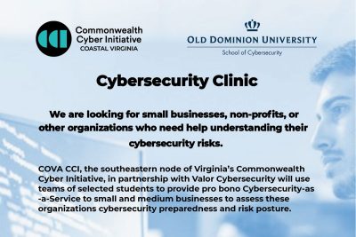 Cybersecurity Clinic Flyer two