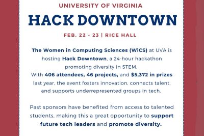 UVA hosts Hack Downtown Feb. 22-23, 2025