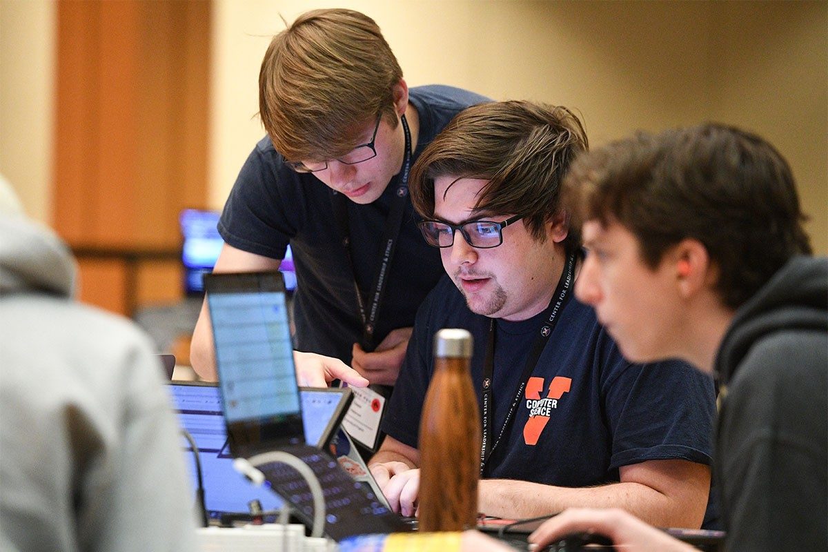 University of Virginia students at Cyber Fusion 2023