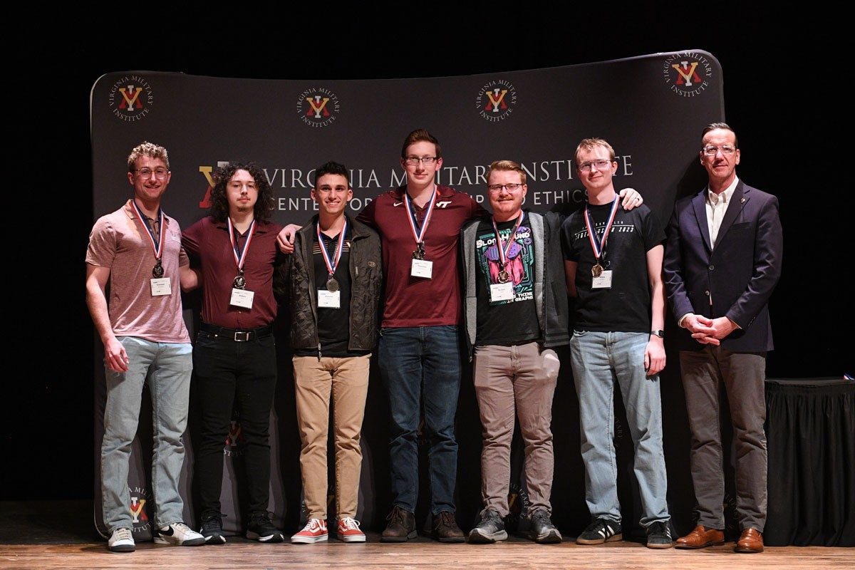 Virginia Tech Team with medals at Cyber Fusion 2024